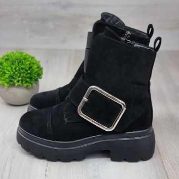 Ghete Dama Negre Cu Fermoar Areen