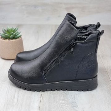 Ghete Dama Negre Cu Fermoar Atia