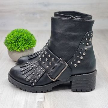 Ghete Dama Negre Cu Fermoar Sabyne