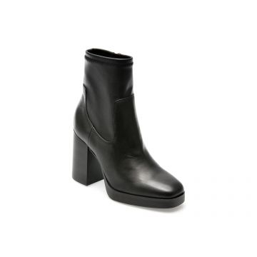 Ghete ALDO negre, VOSS001, din piele naturala
