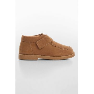 Ghete de piele intoarsa cu velcro Gus