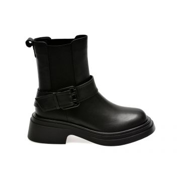 Ghete EPICA negre, 5537009, din piele naturala