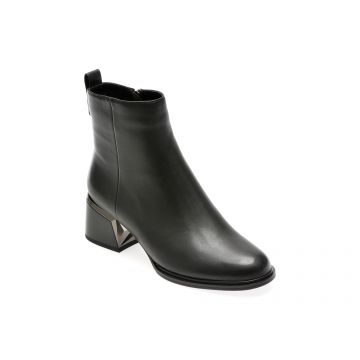 Ghete GRYXX negre, 31265, din piele naturala