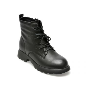 Ghete GRYXX negre, M430002, din piele naturala
