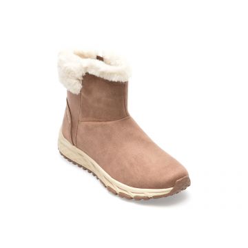 Ghete SKECHERS maro, ESCAPE PLAN, din material textil