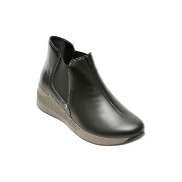 Ghete SUAVE negre, 11010, din piele naturala