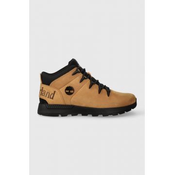 Timberland pantofi Sprint Trekker Mid barbati, culoarea bej, TB0A2FEP2311