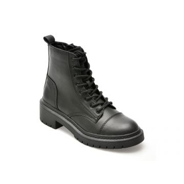 Ghete ALDO negre, GOER001, din piele ecologica