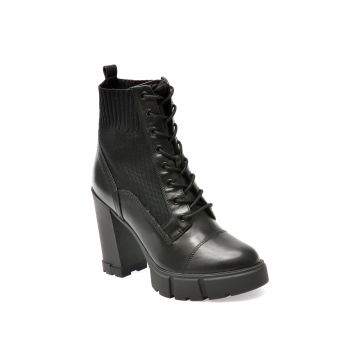 Ghete ALDO negre, REBEL001, din piele naturala