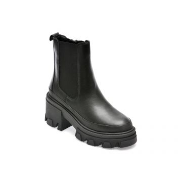 Ghete ALDO negre, TALANARIEL001, din piele naturala