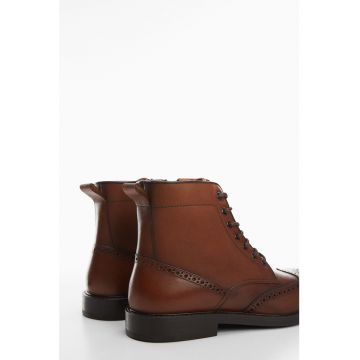 Ghete brogue de piele Cortona