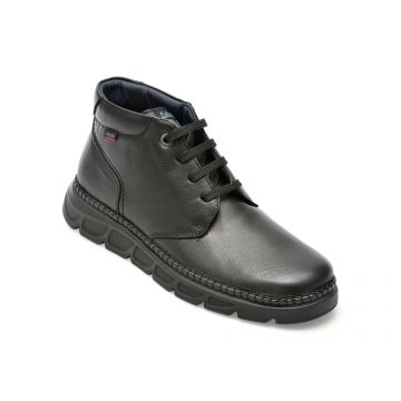Ghete CALLAGHAN negre, 55103, din piele naturala