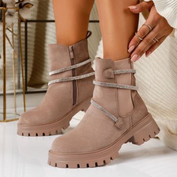 Ghete Dama Lexi Khaki #17077