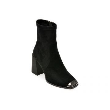 Ghete EPICA negre, 302651, din piele intoarsa