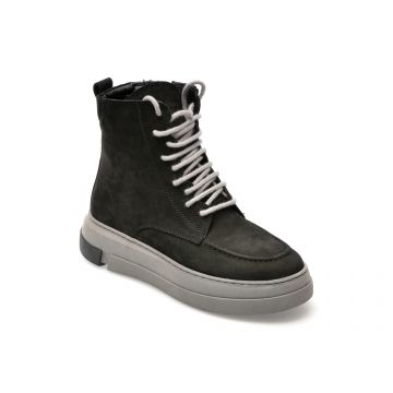 Ghete GRYXX negre, 47279, din nabuc