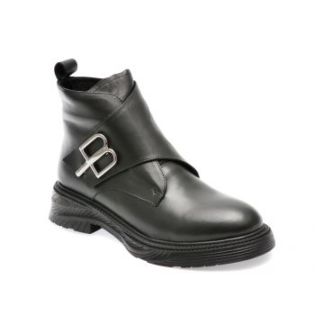 Ghete GRYXX negre, 574158, din piele naturala
