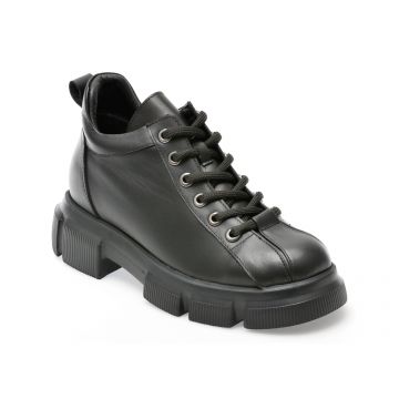 Ghete GRYXX negre, 84114, din piele naturala