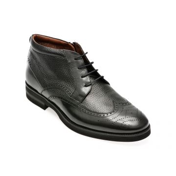 Ghete LE COLONEL negre, 43477, din piele naturala