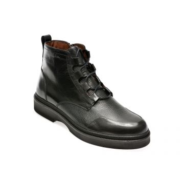 Ghete LE COLONEL negre, 61652, din piele naturala