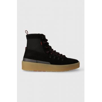 HUGO pantofi Evan culoarea negru, 50503736