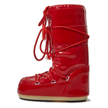 MOON BOOT ICON VINILE MET RED 35-47