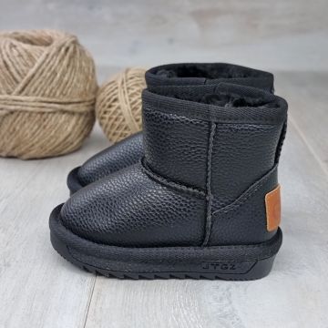 Ghete Copii Tip UGG Negre Madellinne