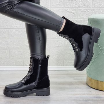 Ghete Dama Negre Cu Siret Ricci