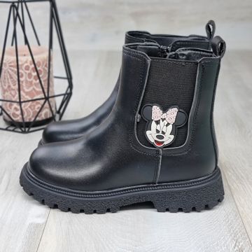 Ghete Fată Negre Cu Fermoar Nicolette