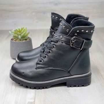 Ghete Fată Negre Cu Siret Gwyneth