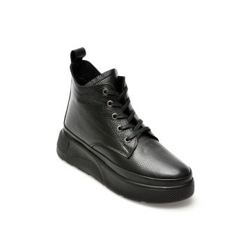 Ghete GRYXX negre, 381718, din piele naturala