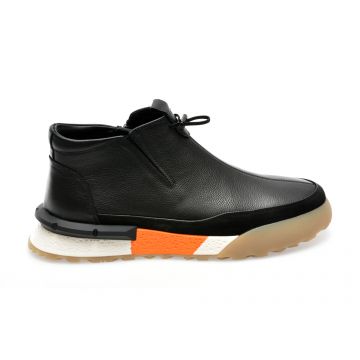 Ghete OTTER negre, 70338, din piele naturala