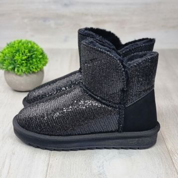 Ghete Tip UGG Damă Negre Alora