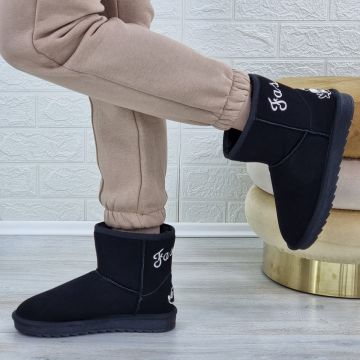 Ghete Tip UGG Dama Negre Micca