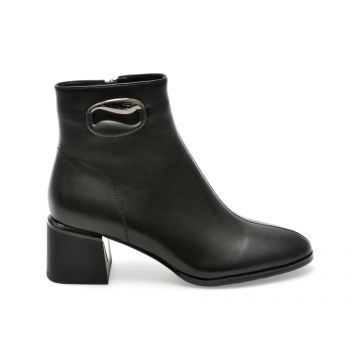 Botine EPICA negre, 14681B, din piele naturala