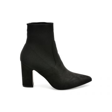 Botine Steve Madden negre, RESEARC, din piele intoarsa