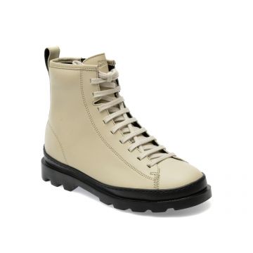 Ghete CAMPER gri, K400325, din piele naturala
