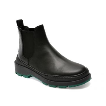 Ghete CAMPER negre, K400646, din piele naturala