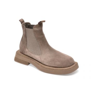 Ghete GRYXX gri, 3391227, din piele intoarsa