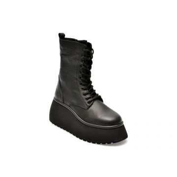 Ghete GRYXX negre, 1460425, din piele naturala