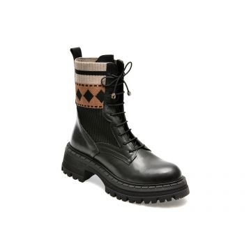 Ghete GRYXX negre, 2153735, din piele naturala