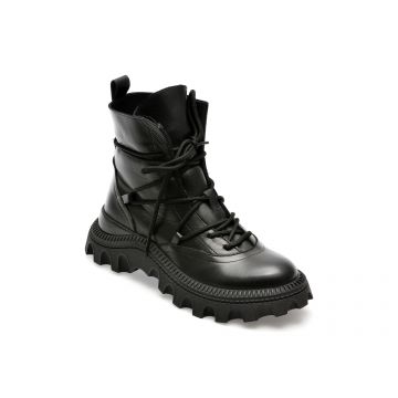 Ghete GRYXX negre, 4442503, din piele naturala