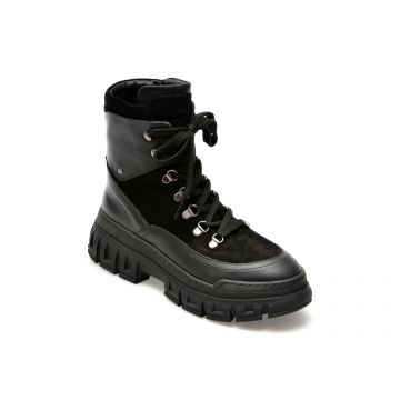Ghete GRYXX negre, 4442535, din piele naturala