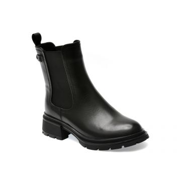 Ghete GRYXX negre, L126, din piele naturala