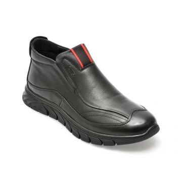 Ghete OTTER negre, 91263, din piele naturala