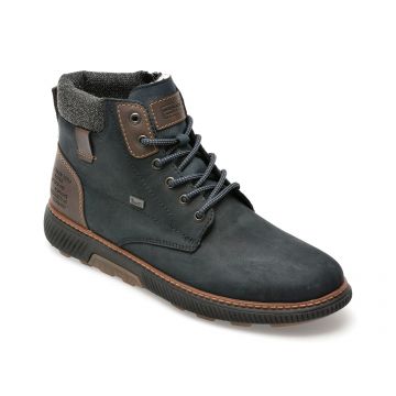 Ghete RIEKER bleumarin, B3343, din piele naturala