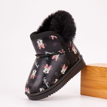 Ghete Tip UGG Fata Negre Madina