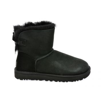 Ghete UGG negre, 1016501, din piele intoarsa