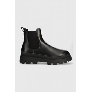 Marc O'Polo ghete chelsea de piele barbati, culoarea negru, 30927435001100 MM1M3024