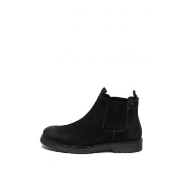 Ghete Chelsea de piele nabuc Leyton
