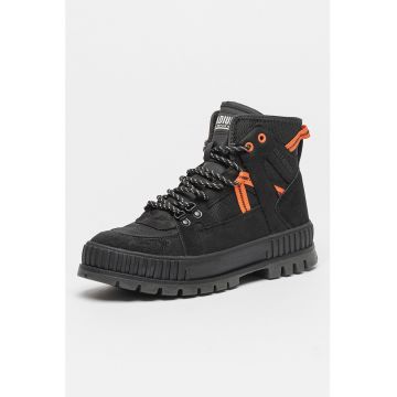 Ghete cu insertii de piele intoarsa Pallashock Outcity